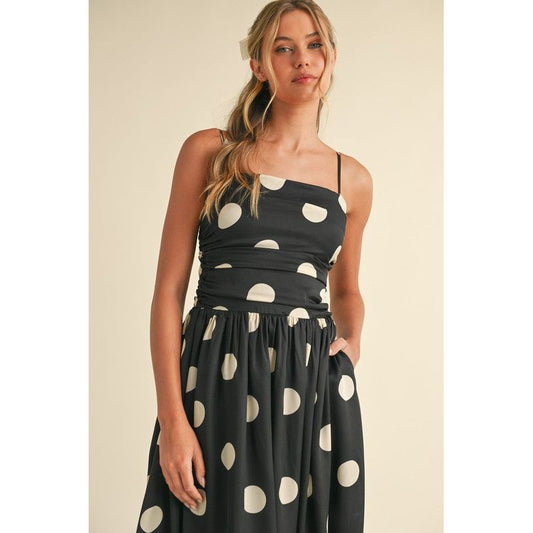 Polkadot Midi Dress