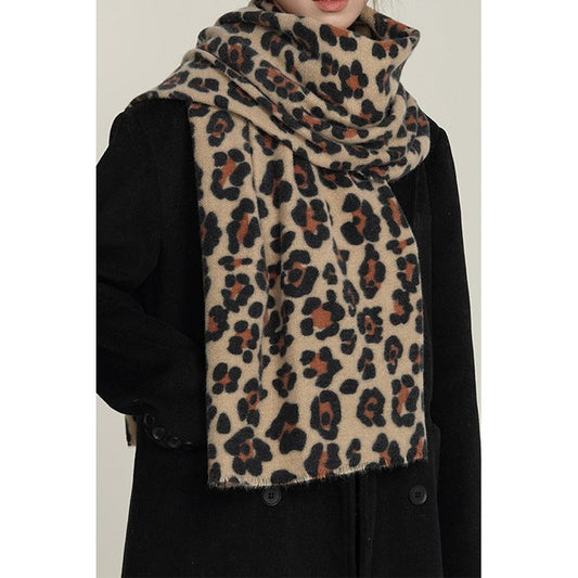 Leopard Animal Scarf